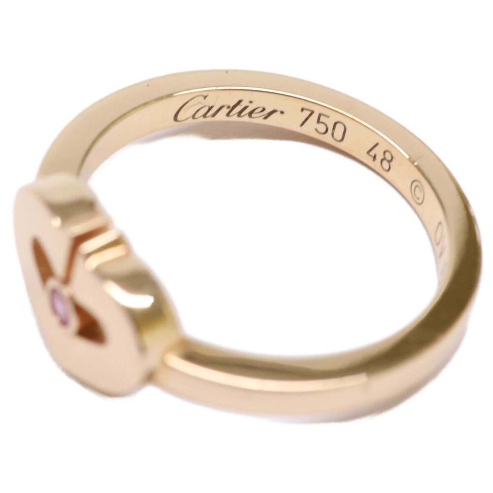 CARTIER 18k Gold Heart Ring - Picture 6 of 8